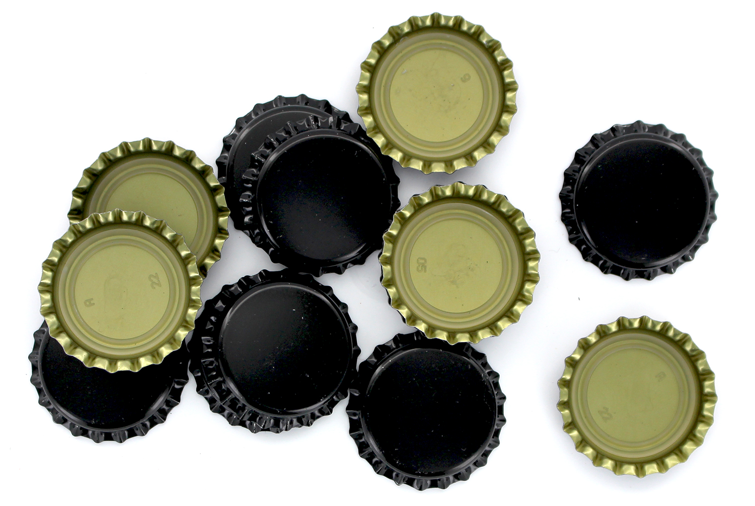 Crown Caps With OxyLiner Case of 10,000 Caps Black eBay